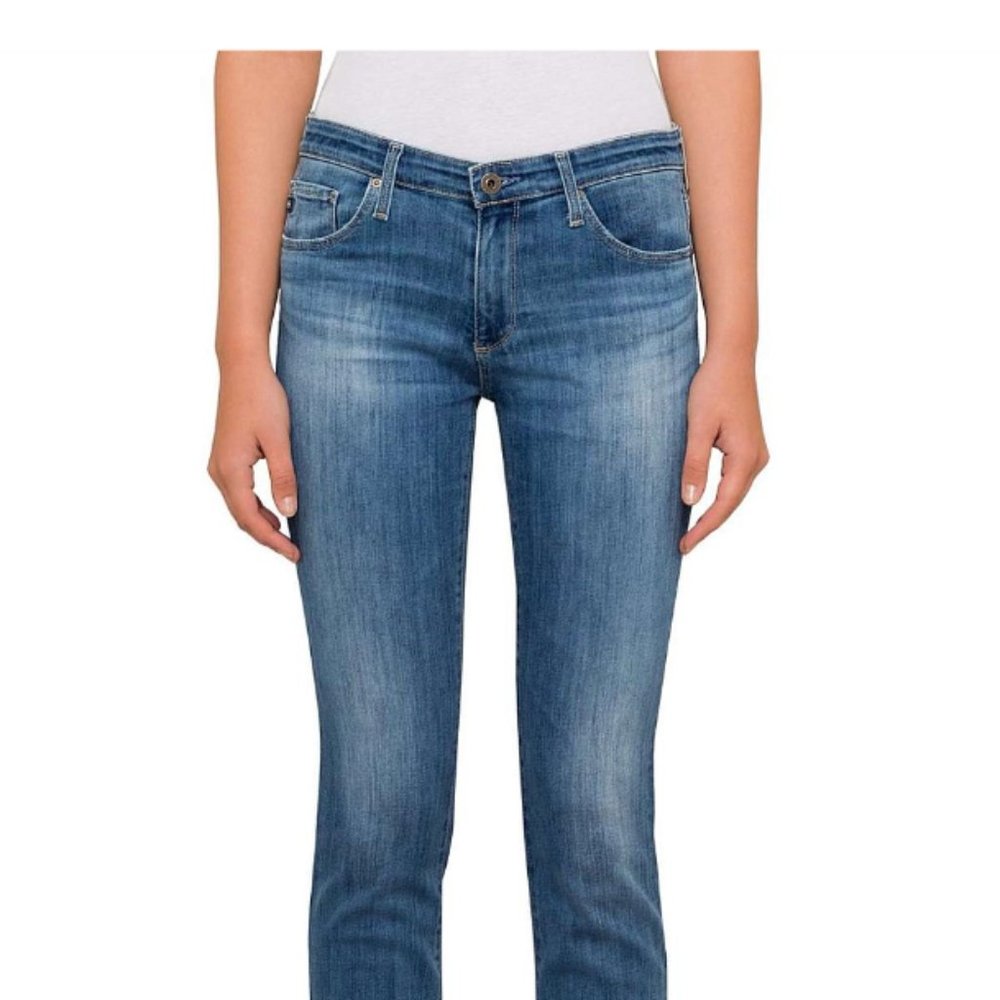 AG Harper Essential Mid-Rise Straight Leg Jeans Size 27 Regular 27Reg